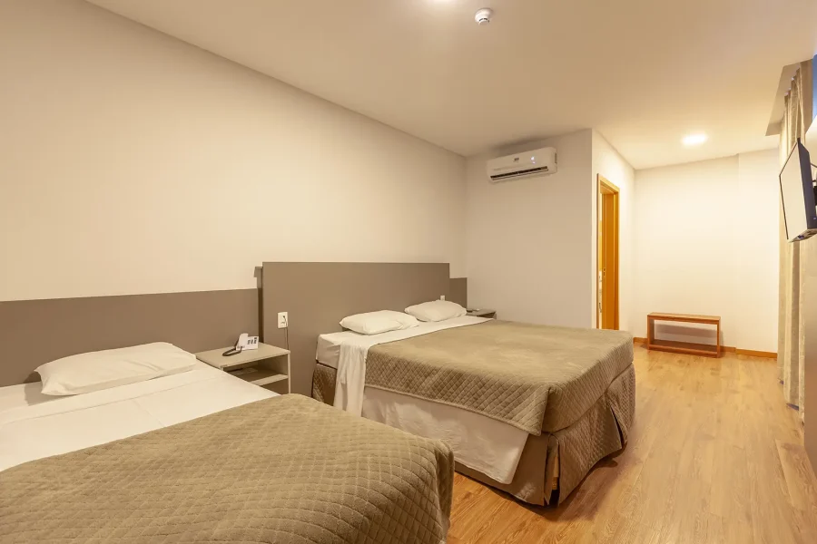Apartamento Triplo - Casal + 1 Cama